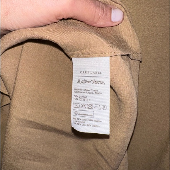 & Other Stories Fitted Puff Sleeve Midi
Dress - Picture 6 of 11